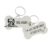 PAWPRO HANDMADE Customized Pet ID Tag Personalize Black Engraved Name Collar Tag with Breed face for Your Loving Pet Dog, Cat, Puppy, Horse Classic Bone Shape 50×32 MM Large