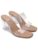 Shoetopia Stylish Trasparent Detailed Block Heels For Women & Girls