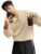 Polycotton Men’s Textured Fabric Solid Half-Open Collar T-Shirt,Full Sleeve Casual Shirt for Men,Comfortable Fall Wear, Relaxed Fit