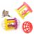 Dog Trust Bell Balls Plastic Ball Cat Toys for Interactive Play, Assortment Toys for Indoor Cats & Kitten, Jingle Rattle Toy Pack of 3 pcs