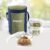 Borosil Ace Series Lunchbox with Bag | 3pc Round Container Set (400ml Each) | Made in India Borosilicate Glass Tiffin | Microwave & Dishwasher Safe Lunch Box for Office, College & School | Horizontal