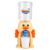 SHAKTISM Kids Mini Duck Water Dispenser Toy with Press Tap Drinking Function | Cute Cartoon Animal Water Toy for Boys & Girls | Fun Hydration Learning Toy | Birthday Return Gift for Kids (Beige)