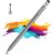 Case-Magic Stylus Pen for Apple iPad & Android Tablets, 2-in-1 Universal Touch Pen, Fine Point Disc Tip + Soft Rubber Tip, No Charging Required, iOS/Windows, All Touch Screens, Aluminum Body, Grey