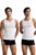 Van Heusen Men’s White Cotton Vest – Pack of 2 |Antibacterial 100% Combed Cotton | Moisture‑Wicking, Stay‑Fresh Technology, Soft Handfeel | Extended Length |Doesn’t lose shape | Regular Fit Sleeveless Innerwear | Style 10071