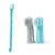 Foodie Puppies 3 Pcs Pet Dental manual Toothbrush Kit | Extra-Long Double Ended and a Pair of Finger Brush | Gentle Cleaning | Soft Bristles | Toothbrush for adult Dogs & Cats (Multicolored)