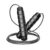 Boldfit Skipping Rope For Men & Women Adjustable Jumping Rope For Man Skipping Rope For Women rassi jumping Skipping Cord For Kids Jump String For Men Gym Ropes/Exercise Ropes For Workout -Black