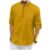 ROYALSCOUT Men’s Cotton Polyester Blend Solid Regular Fit Full Sleeve Short Kurta | Ethnic, Lightweight Summer Kurta for Daily & Occasion Use