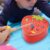 HAPPY HUES® Sorting & Stacking Toy- Skills Enhancement Motor Skill Toys for Toddlers/Kid -Magnetic- Capture The Worms Toys | Early Educational-Montessori Toy (Strawberry)