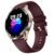 Fire-Boltt Talk Round Smart Watch 1.39″ TFT Display with Bluetooth Calling, Dual Button, Voice Assistance, SPO₂ & Heart Rate Monitor, 120+ Sports Modes, Smartwatch for Men & Women – Wine