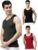 Lux Cozi Men’s Cotton Vest Pack of 3 | Sleeveless Gym Vest for Men | Soft Breathable Cotton Innerwear | Round Neck Regular Fit Undershirt | Men’s Baniyan | Color May Vary
