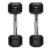 amazon basics Rubber Encased Hex Dumbbell Weight Set Of 2, 2.5 Kg,Black