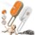 OVIOL Pet Steam Brush for Dog & Cat Self Cleaning Updated 3-in-1 Spray Hair Removal Comb,Steam for Shedding & Grooming,Water Brush for Long & Short Haired Pets, Dog Mist Spray Comb (Mini Multicolor)