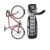 Wavva® Garage Bike Rack Wall Mount Organizer Bike Hook Bicycle Hanger Storage System Vertical Hanging for Indoor Shed Easily Hang Heavy Duty 66 lbs for Road Mountain Hybrid Bikes.