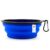 Foodie Puppies (Foldable Silicone Pet Bowl) Collapsible – 350ml | Foldable Travel Water Bowl with Carabiner Clip for Traveling, Hiking, Walking, Camping I Non-Toxic & 100% Safe