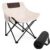 Hacer Carbon Steel Camping Chair Foldable with Backrest | Portable Folding Chair for Travel, Picnic, Beach, Garden, Trekking, Car Trips, Outdoor Camping Use Foldable Camping Chair for Adults (White)