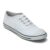TUFF Classic Canvas Lace-up School Shoes, White, Canvas Material, Rubber Sole, Uniform and Formal Footwear for Men Women Boys Girls