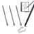 3 Pack Metal Pen Nibs/Tips Replacement for Kindle Scribe Stylus Pen, No Wore Out Metal Kindle Scribe Stylus Pen Nibs/Tips with 1 Tweezer