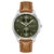 Kenneth Cole Quartz Multifunction Green Dial Brown Leather Strap Watch for Men – KCWGF0015902MN