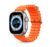 GHEREL Smartwatch for T900 Ultra with Sleep Monitoring, Activity Tracking, Orange Sports Strap, Large HD Touchscreen, Bluetooth Calling Feature, and Smart Notification Support