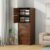 EXVITO Premium Wooden Collapsible Wardrobe with 6 Doors & 6 Spacious Shelves | Modern Foldable Almirah for Clothes, Blankets & Storage – Sun Protection with Anti-Slip Handle (Maple, 5-Door)