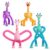 Wembley Telescopic Suction Toy for Kids| Fidget Toy for Kids| Set of Flexible Giraffes| Compact Travel Toys for 2 Years| Non-Toxic Baby Toys with LED Lights| with Suction Cups (Pack of 1)
