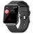 CALMORA Blood Glucose Smart Watch with ECG PPG Monitoring, SpO2 Heart Rate Tracker, 1.3 Inch Touch Display, Black Silicone Band, IP68 Waterproof, for Men Women