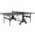 Stag Iconic Stealth Table Tennis Table | Full Size 9×5 FT Indoor Professional Ping Pong Table | 18mm Anti-Glare Board | Foldable with Wheels & Solo Playback | Net, Cover, 2 Rackets & 6 Balls
