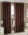 Homefab India Royal Silky Grommet Door Curtain – 7 feet, Coffee – 2 Piece