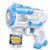 Electric Bubble Gun for Kids 3+ | 15 Hole Automatic Bubble Maker Toy with LED Lights | Leak-Proof Bubble Bottle | Easy Trigger & Ergonomic Grip (Blue)