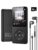 Cason 16GB Mini MP3 Music Player with Bluetooth & Voice Control Earphones, Video Playback,Pocket-Sized MP3 Player for Music,Voice Recording,FM Radio -Expanded Up to 128GB (Black)