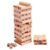 PRIME DEALS Wooden Blocks 51 Pcs 4 Dice Building Blocks Game Challenging Tumbling Tower, Wooden Stacking Toys with Dices Board Educational Puzzle Game for Adults and Kids (Wooden)