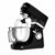 INALSA Stand Mixer 1200W|Pure Copper Motor|5.3L SS Bowl With Splash Guard|Metal Gears for Extra Durability|Accessories Included|Dishwasher Safe|Baking,Cake Mixer,Kneading-Kratos Plus (Black)