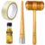 LIVOX® Cricket Bat Knocking Kit with Mallet, Bat Roller, Pure Linseed Bat Oil, and Fibre Tape