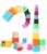 FIRSTCRY INTELLISKILLS Premium 10 Pcs Stackable Blocks&Sequencing Cubes Toy for Kids, Activity&Learning Toy for Baby,Toddlers,Preschoolers,Brain Development&Montessori Toys for 1+ Years, Birthday Gift