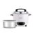 Pigeon by Stovekraft Joy Rice Cooker with Single pot, 1 litres. (White) | Toughened Glass Lid | 400 Watts | Aluminium Cooking Pot | Measuring Cup| Spatula | Energy Efficient Cooking