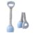 Foodie Puppies Pet Pooper Foldable Scooper for Dogs and Cats with Long Handle High Strength Material and Durable Spring for Easy Grass and Gravel Pick Up (Clutcher Scooper – Large)
