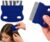 TEMPERIA (1 pcs) Lice Comb for Women, Men & Kids Hair – Nits, Dandruff & Lice Eggs Remover Products – Hair Lies Removal Comb for Head – Premium & Ergonomic Design (Random Colors) (MN01)