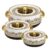 Selvel Elegance Royal Insulated Casserole Set of 3, 600ml, 1200ml, 1700ml, Stainless Steel Inner, Hot Box for Roti, Chapati, Biryani, Keeps Food Hot 6 Hours, Housewarming Gift, Royal Coral Black