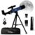 Pie Matrix Neo 50/360 HD Zoom Refractor Telescope – for Kids 36x Magnification, 360° Rotating Tripod, Clear Views of Moon & Wildlife, Lightweight Travel Bag – Ideal for Kids & Beginners.