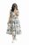 Women’s Pink Bandhani Print Tiered Maxi Dress, Short Sleeve, Square Neck, Cotton
