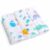 MOM CARE Baby Napkins for New Born | 6 Layer Muslin Baby Burping Cloth for New Born | Ultra Soft Reusable Cotton Face Towel | Highlys Absorbent Washcloth Feeding Wipes for Babies | Pack of 3