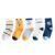 SYGA 5 Pairs Baby Girl & Baby Boy Socks, Toddlers Infant Cotton Stretch Crew Socks with Theme Design, Suitable for 0-2 Years baby, Regular, Multicolor