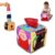 Seraphina Montessori 7 in 1 Activity Cube for Babies | Interactive, Educational & Learning Sensory Toy for Kids | Tissue Box Toy| Fabric Cube with Mirror, Rattle, Squeaker & Textures