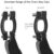 Lista Aluminum-Alloy Side Kickstand for Road Bike Mountain Bicycle (Black)
