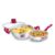 Prestige Stainless Steel 2 Pc Cookware Set with Glass Lid | Platina Popular | Fry Pan 24cm (2.25 L) | Kadai 24cm (2.8 L) | TRIPLY Base | Gas & Induction Compatible | Even Heating | 5Y Warranty | ISI