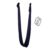 Streetup India® Lycra Fabric Aerial Swing/Yoga Hammock With 20 Feet Long Fabric With Carabiner Neavy Blue