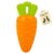 Goofy Tails Dog Toys, Veggie Series Carrot Squeaky Chew Toys for Dogs & Puppies, Squeaky Toys for Dogs, Small & Medium Breeds