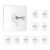 Zulaxy Photo Frame Hooks for Wall Without Drilling, 10 Pack Self Adhesive Hooks for Wall Heavy Duty Strong Nail Free for Hanging Photo Frame (Hanging Hook, Transparent) Stainless Steel