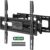 MOUNTUP TV Wall Mount Full Motion for 26-65″ Flat Curved TVs