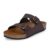 Centrino Sandals for Men | Berkin-Style Slip-On Casual Sandal with Open Toe Design | Comfortable PU Footbed, Arch Support & Lightweight On-Grip Sole for Outdoor Wear|Men Open Toe Buckle Strap Sandals| Summer Slip-On Slipper|Perfect For Monsoon Rainy Season (7313)